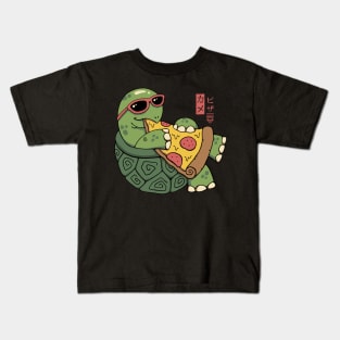 Pizza Turtle Kids T-Shirt